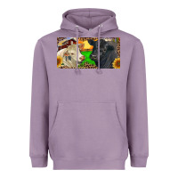 Lavender Charolais Bull And Black Angus Bull With Farm Heavyweight Hoodie - RanaPortraitStore