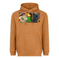 Meerkat Charolais Bull And Black Angus Bull With Farm Heavyweight Hoodie - RanaPortraitStore