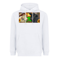 White Charolais Bull And Black Angus Bull With Farm Heavyweight Hoodie - RanaPortraitStore