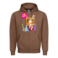 Chestnut bluey mom dad funny queen for family lover t shirt Zipper Hoodie - artisFamous