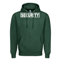 Sports Green security Zipper Hoodie - artisFamous
