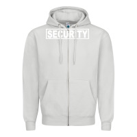 Dove Grey security Zipper Hoodie - artisFamous