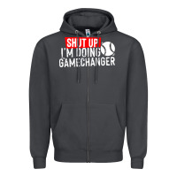 Smoke shut up i'm doing game changer baseball Zipper Hoodie - artisFamous
