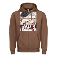 Chestnut special price for printed anime tops Zipper Hoodie - artisFamous