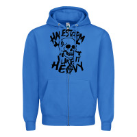 True Royal Skull I like It Heovy Halestorm Zipper Hoodie - artisFamous