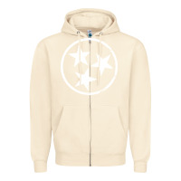 Sandshell tennessee flag vintage grunge distressed graphic Zipper Hoodie - artisFamous