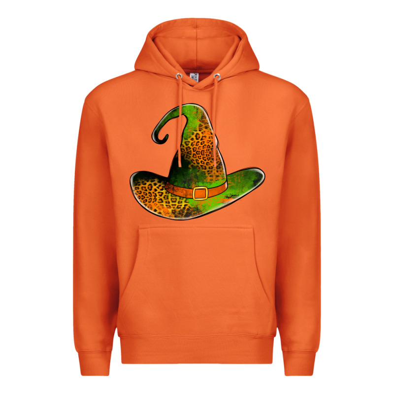 Leopard Witch Hat Premium Hoodie by Jasminsmagicworld | Teevron