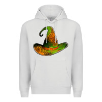 Dove Grey leopard witch hat Premium Hoodie - Jasminsmagicworld