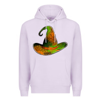 Lilac leopard witch hat Premium Hoodie - Jasminsmagicworld