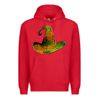Red leopard witch hat Premium Hoodie - Jasminsmagicworld