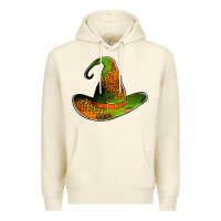 Sandshell leopard witch hat Premium Hoodie - Jasminsmagicworld