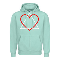 Seafoam the adoption symbol Zipper Hoodie - artisFamous