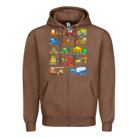 Chestnut construction excavator shirt for boys girls men and women t shirt Zipper Hoodie - artisFamous