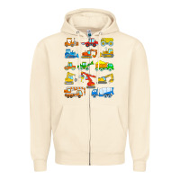 Sandshell construction excavator shirt for boys girls men and women t shirt Zipper Hoodie - artisFamous