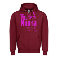Burgundy the nonna! italy grandmother baby hang toys Zipper Hoodie - artisFamous