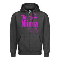 Charcoal Heather the nonna! italy grandmother baby hang toys Zipper Hoodie - artisFamous