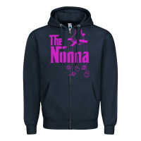 Navy the nonna! italy grandmother baby hang toys Zipper Hoodie - artisFamous