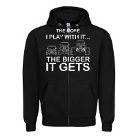 Black cool the more i play with it...the bigger it gets men women t shirt Zipper Hoodie - artisFamous
