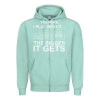 Seafoam cool the more i play with it...the bigger it gets men women t shirt Zipper Hoodie - artisFamous