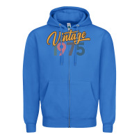 True Royal retro vintage 1975 women's Zipper Hoodie - artisFamous