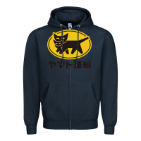 Navy yamato transfer transport Zipper Hoodie - artisFamous