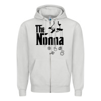Dove Grey The Nonna! Italy Grandmother Baby Hang Toys Zipper Hoodie - artisFamous