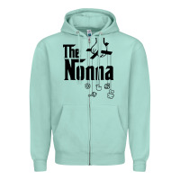 Seafoam The Nonna! Italy Grandmother Baby Hang Toys Zipper Hoodie - artisFamous