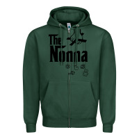Sports Green The Nonna! Italy Grandmother Baby Hang Toys Zipper Hoodie - artisFamous