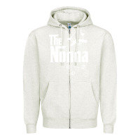Oatmeal Heather The Nonna! Italy Grandmother Baby Hang Toys Zipper Hoodie - artisFamous