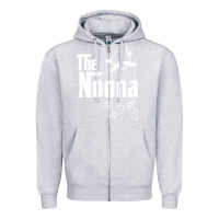 Heather Grey The Nonna! Italy Grandmother Baby Hang Toys Zipper Hoodie - artisFamous
