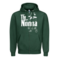 Sports Green The Nonna! Italy Grandmother Baby Hang Toys Zipper Hoodie - artisFamous
