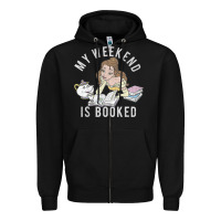Black beauty and the beast belle my weekend is booked t shirt Zipper Hoodie - artisFamous