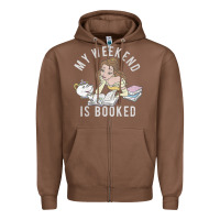 Chestnut beauty and the beast belle my weekend is booked t shirt Zipper Hoodie - artisFamous