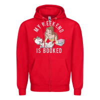 Red beauty and the beast belle my weekend is booked t shirt Zipper Hoodie - artisFamous