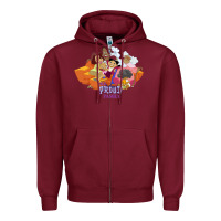 Burgundy the proud family characters t shirt Zipper Hoodie - artisFamous