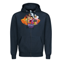 Navy the proud family characters t shirt Zipper Hoodie - artisFamous