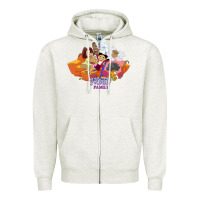 Oatmeal Heather the proud family characters t shirt Zipper Hoodie - artisFamous
