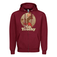 Burgundy emperor's new groove kuzco llama no touchy t shirt t shirt Zipper Hoodie - artisFamous