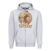 Heather Grey emperor's new groove kuzco llama no touchy t shirt t shirt Zipper Hoodie - artisFamous