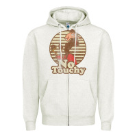 Oatmeal Heather emperor's new groove kuzco llama no touchy t shirt t shirt Zipper Hoodie - artisFamous