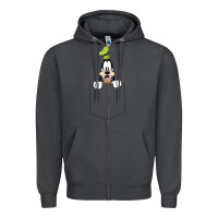 Smoke goofy pocket goofy pocket t shirt Zipper Hoodie - artisFamous