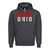Smoke vintage state of ohio home pride Zipper Hoodie - artisFamous