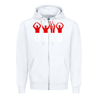 White vintage state of ohio home pride Zipper Hoodie - artisFamous