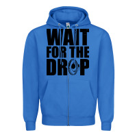 True Royal wait for the drop i dubstep bass subwoofer dance music Zipper Hoodie - artisFamous