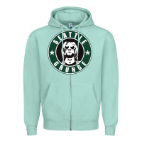 Seafoam seattle grunge Zipper Hoodie - artisFamous