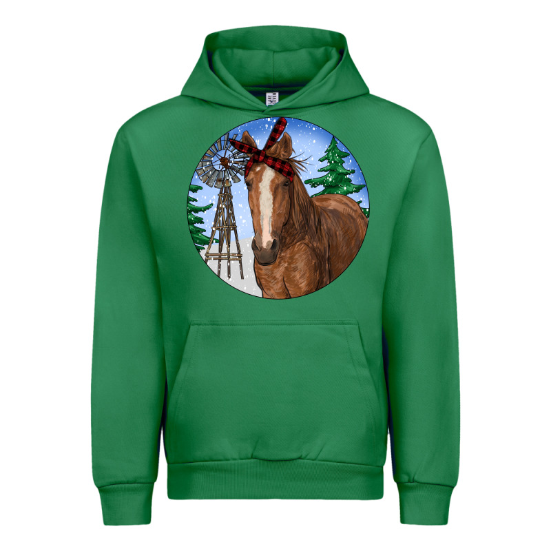 Horse Christmas Urban Hoodie by RanaPortraitStore | Teevron