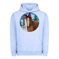 Pigment Grape Ice Horse Christmas Urban Hoodie - RanaPortraitStore