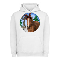 Pigment Lunar Rock Horse Christmas Urban Hoodie - RanaPortraitStore