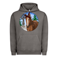 Pigment Tornado Horse Christmas Urban Hoodie - RanaPortraitStore