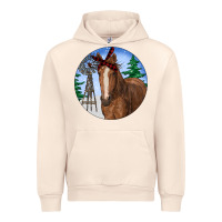 Sandshell Horse Christmas Urban Hoodie - RanaPortraitStore